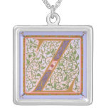 Illuminata *Z* Monogrammed Silver-Plated Necklace necklaces