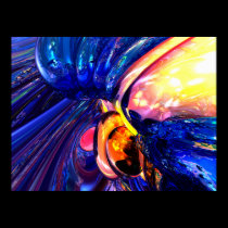 Illuminate Abstract Poster posters
