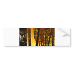 Illuminated Bamboo. Tokyo, Japan. Bumper Stickers