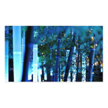Illuminated Bamboo. Tokyo, Japan. Business Cards