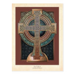 Illuminated Celtic Cross Postcard