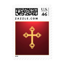 Illuminated Cross Postage Stamp