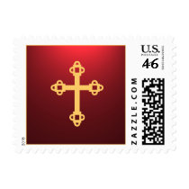Illuminated Cross Postage Stamp