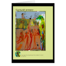 illuminated movement greeting card