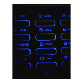 illuminated phone keyboard full color flyer