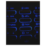 illuminated phone keyboard customized letterhead