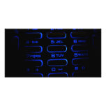 illuminated phone keyboard photo cards