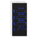 illuminated phone keyboard rack cards