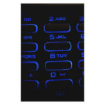illuminated phone keyboard customized stationery