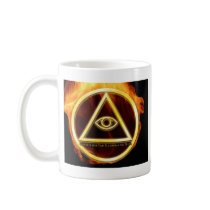 Illuminati on Fire mugs