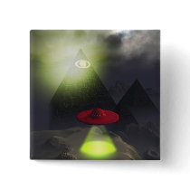 Illuminati Pyramid and UFO Button
