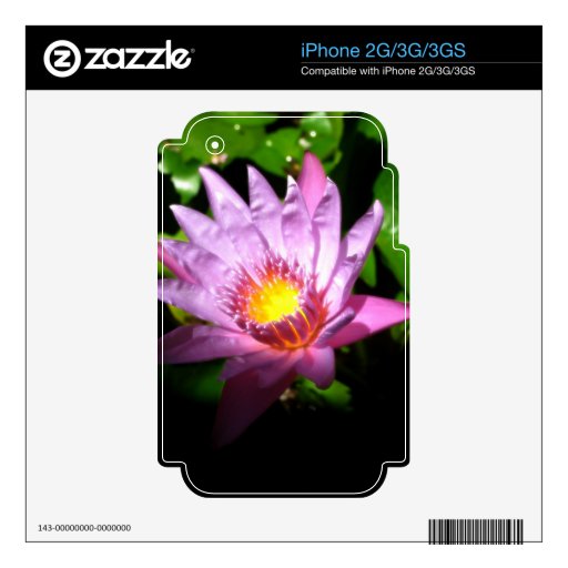 Illuminating Lotus Skin For The iPhone 2G