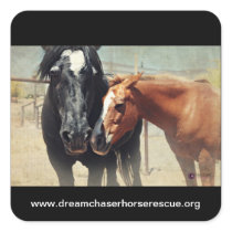 Illusion & Rush Square Stickers