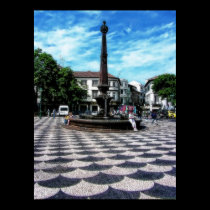 Illusion Tiles Art : Funchal, Madeira (Portugal) P posters