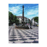 Illusion Tiles Art : Funchal, Madeira (Portugal) Postcard
