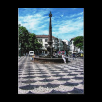 Illusion Tiles Art : Funchal, Madeira (Portugal) postcards