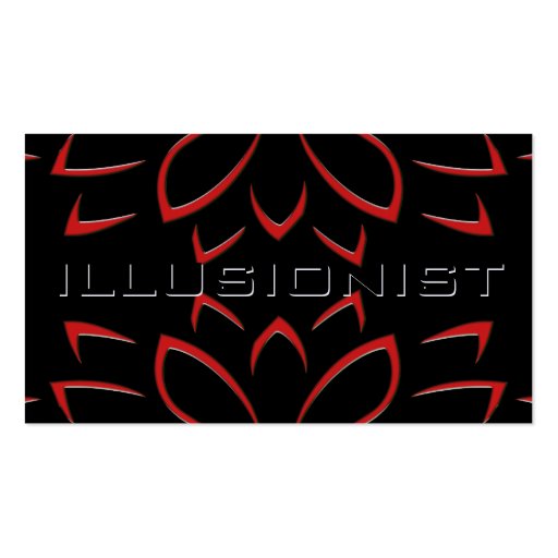 Illusionist Business Card Templates (front side)