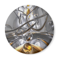 Illusions Abstract Magnet