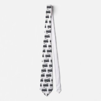 Illustrated El Train & Crows tie