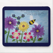 Illustrated Haiku Mousepad mousepads