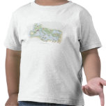 Illustrated map of Roman Empire Tees