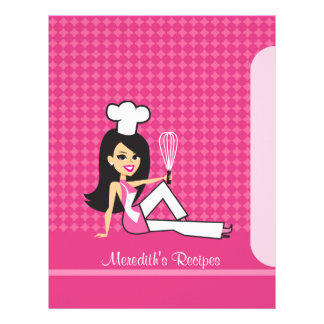 Illustrated Pages Great to Index Recipes Letterhead