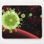Illustrated rendering of the SARS coronavirus Mousepads