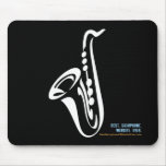 Illustrated Saxophone Mouse Pad mousepads