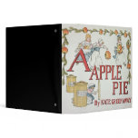 Illustration 'A' from 'Apple Pie Alphabet' binders
