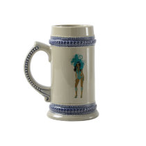 Illustration for carnival costume o las vegas show coffee mugs