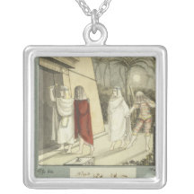 Illustration for Mozart's 'The Magic Flute', 1845 Custom Necklace