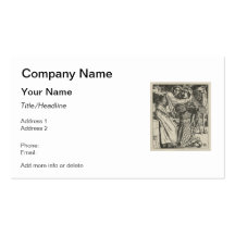 Illustration for The Ballad of Oriana Business Cards