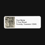 Illustration for The Ballad of Oriana Custom Return Address Labels