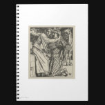 Illustration for The Ballad of Oriana Spiral Notebook