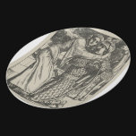 Illustration for The Ballad of Oriana Party Plates