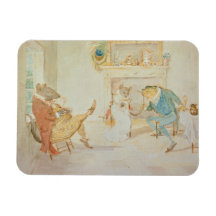 Illustration from 'A Frog He Would a Wooing Go' Flexible Magnets