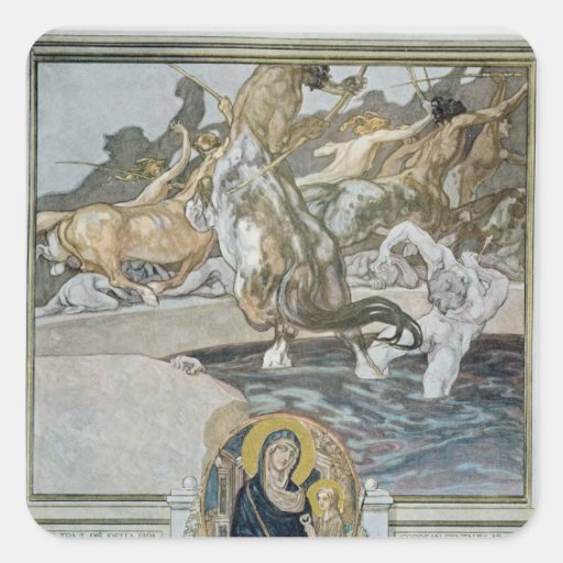 Illustration from Dante's 'Divine Comedy' Sticker