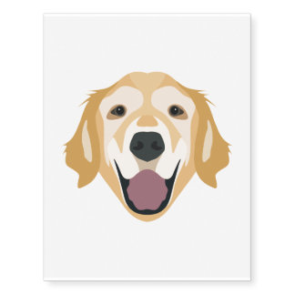 golden retriever emoji happy temporary tattoos zazzle golden retriever emoji happy temporary tattoos zazzle