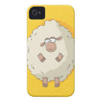 Illustration of a cute and funny giant sheep casemate cases