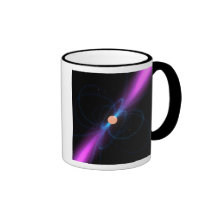 Illustration of a pulsar mugs