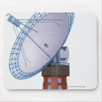 Illustration of a radio telescope mousepad