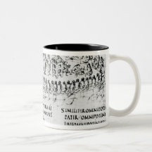 Illustration of a scene from one of the Psalms Mugs