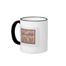 Illustration of abacus mugs