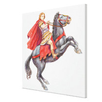 Illustration of Alexander the Great canvas prints