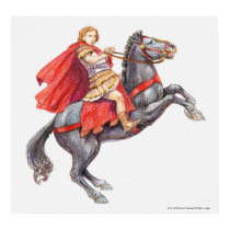 Illustration of Alexander the Great posters