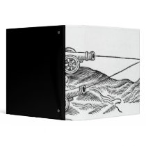 Illustration of Cannon Fire Vinyl Binder