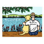 Illustration of hot season visit yellow raburadoru post card