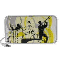 Illustration of musicians play classical music doodle