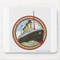 Illustration of Titanic Mouse Pads