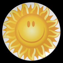 Illustration Smiling Sun plates